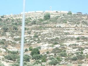 Colonie -caravane- entre Ramallah et Qalqilia, Palestine