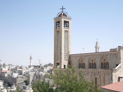 Mosquée et église, Bethlehem, Palestine